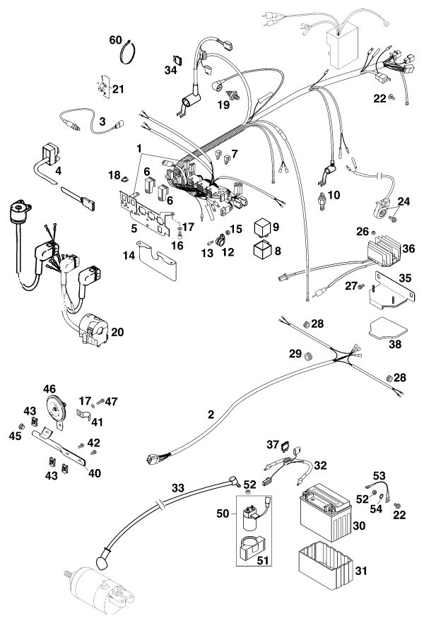 Náhled schématu WIRING HARNESS