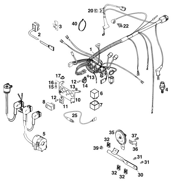 Náhled schématu WIRING HARNESS