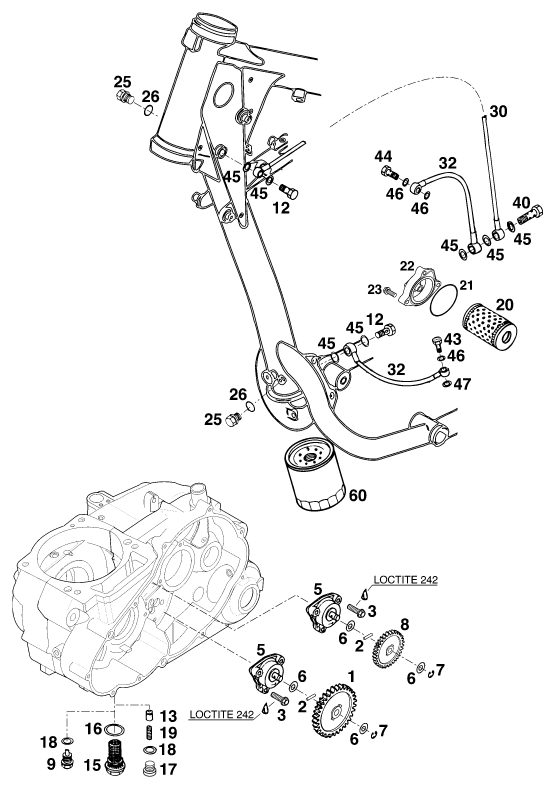 Náhled schématu LUBRICATING SYSTEM