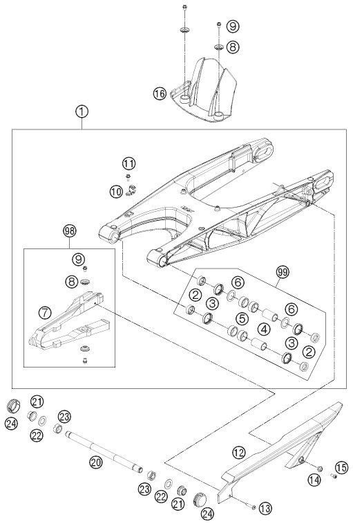 Náhled schématu SWING ARM
