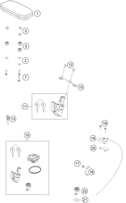 Náhled schématu INSTRUMENTS / LOCK SYSTEM