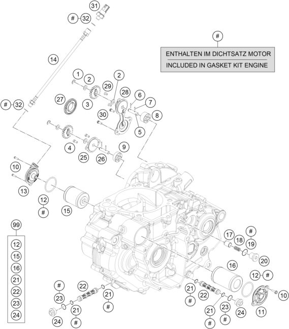 Náhled schématu LUBRICATING SYSTEM