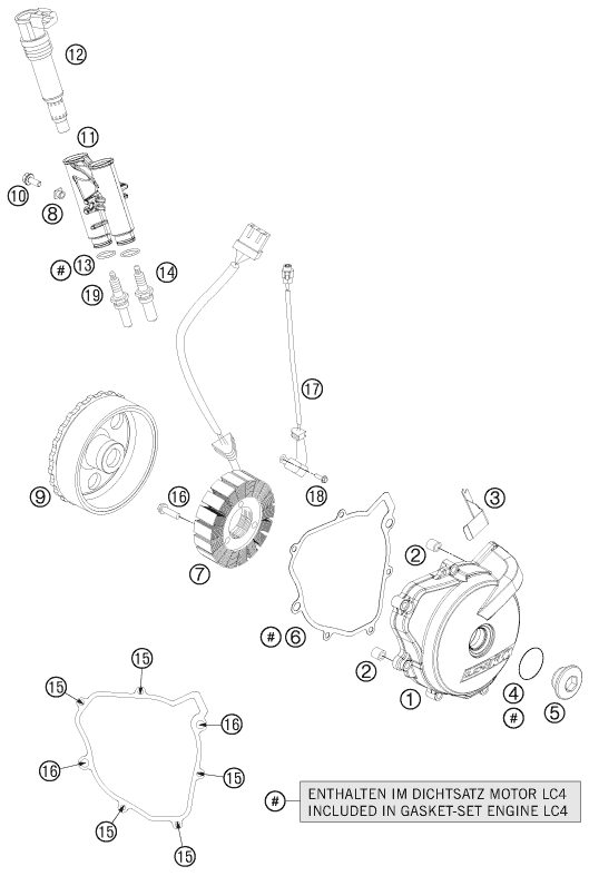 Náhled schématu IGNITION SYSTEM