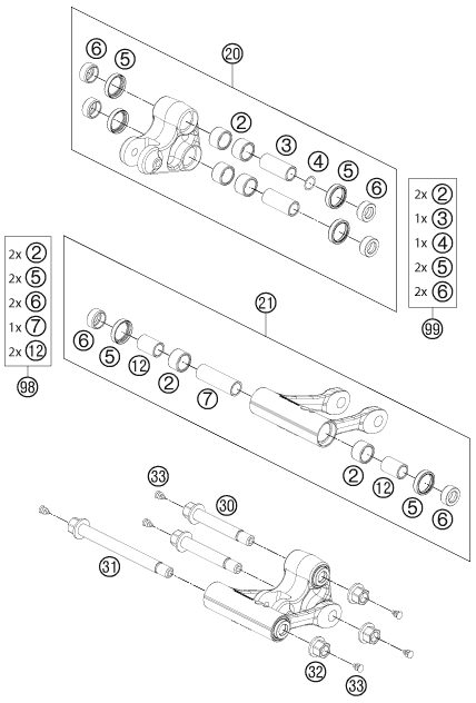 Náhled schématu PRO LEVER LINKING