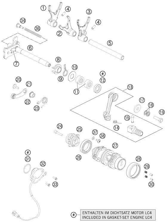 Náhled schématu SHIFTING MECHANISM