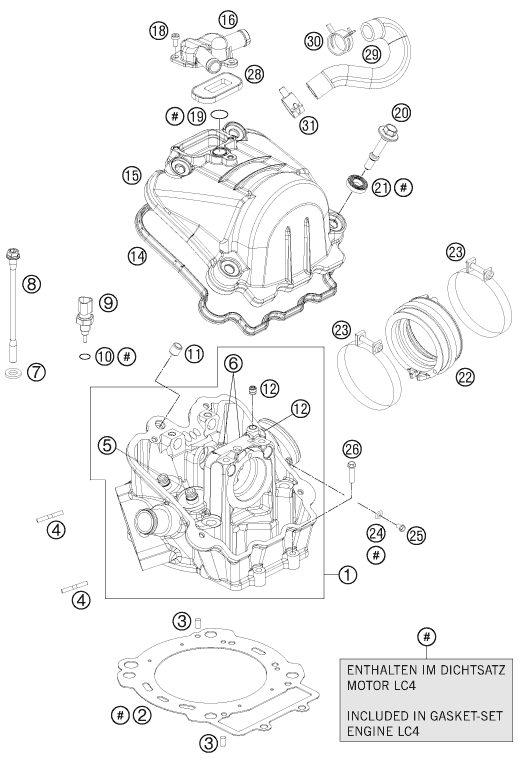 Náhled schématu CYLINDER HEAD
