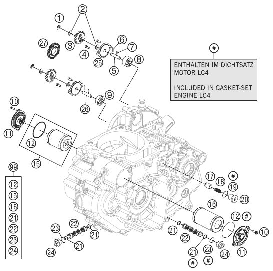 Náhled schématu LUBRICATING SYSTEM