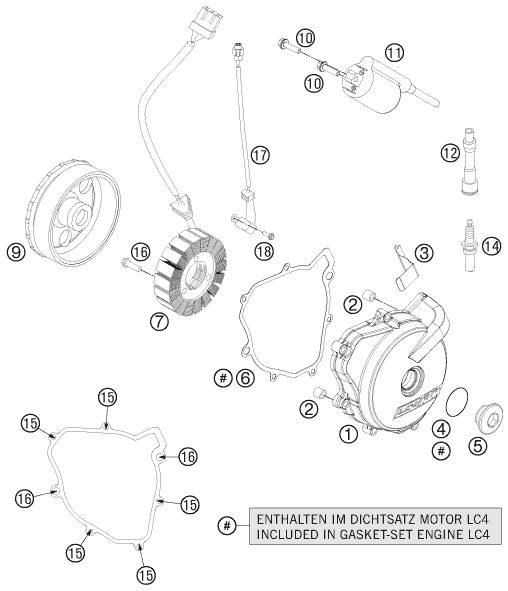 Náhled schématu IGNITION SYSTEM
