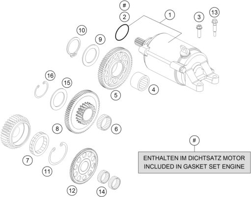 Náhled schématu ELECTRIC STARTER