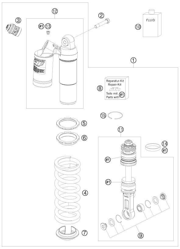Náhled schématu SHOCK ABSORBER