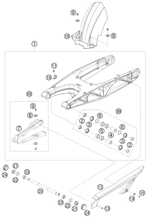 Náhled schématu SWING ARM