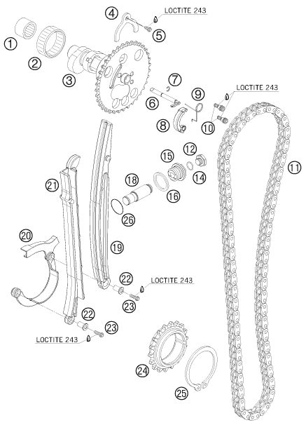 Náhled schématu TIMING DRIVE