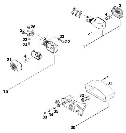 Náhled schématu LIGHTING SYSTEM