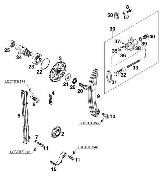 Náhled schématu TIMING DRIVE