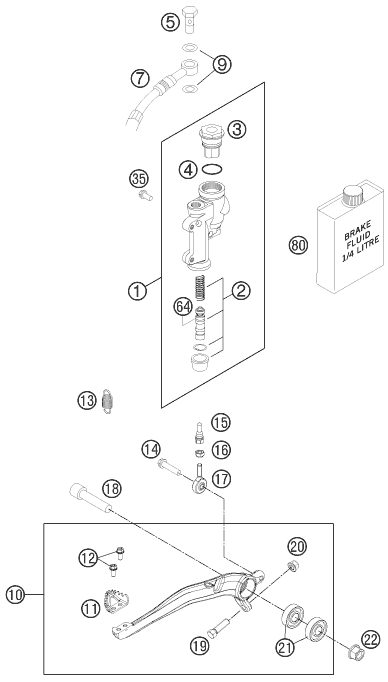 Náhled schématu REAR BRAKE CONTROL