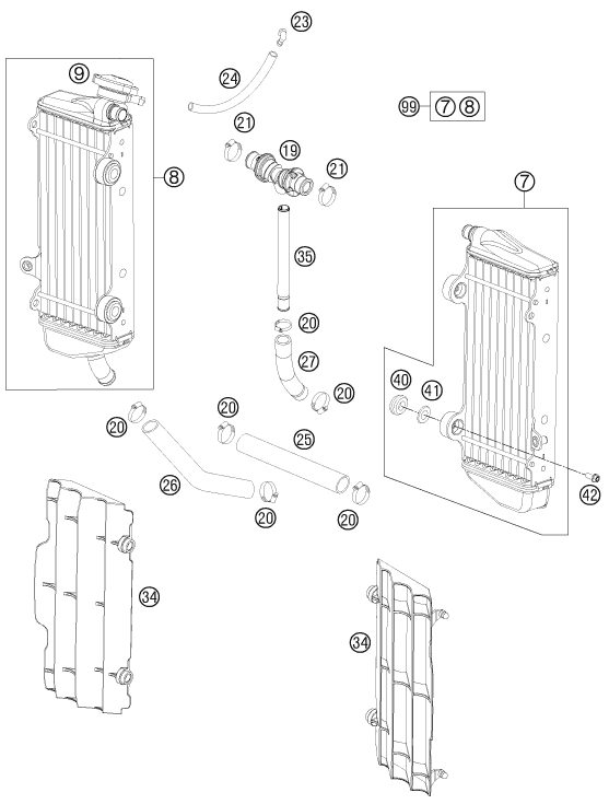 Náhled schématu COOLING SYSTEM