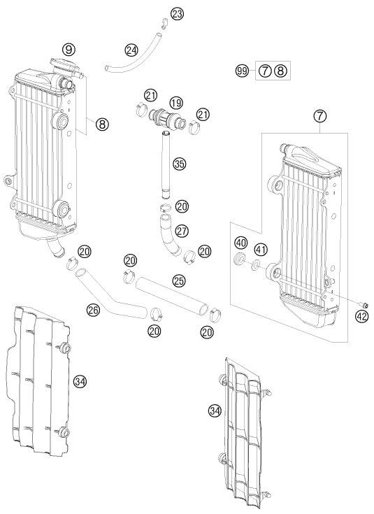 Náhled schématu COOLING SYSTEM