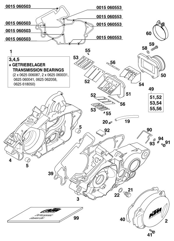 Náhled schématu ENGINE CASE