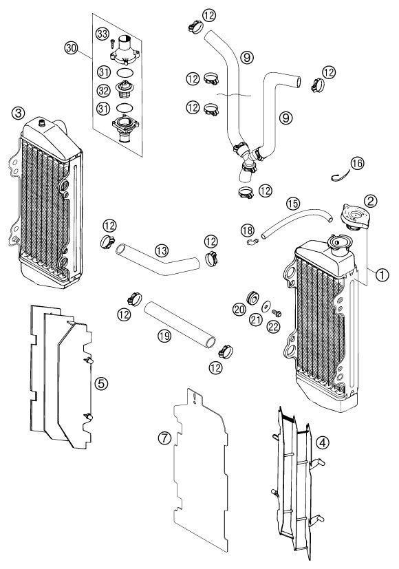 Náhled schématu COOLING SYSTEM
