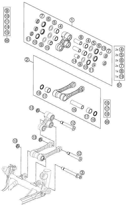 Náhled schématu PRO LEVER LINKING