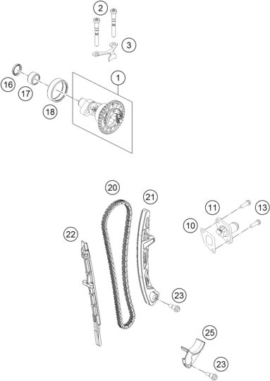 Náhled schématu TIMING DRIVE
