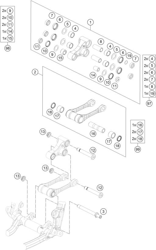Náhled schématu PRO LEVER LINKING