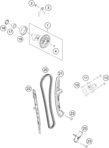 Náhled schématu TIMING DRIVE