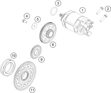 Náhled schématu ELECTRIC STARTER