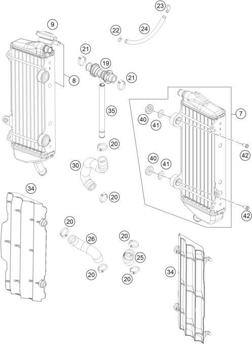 Náhled schématu COOLING SYSTEM