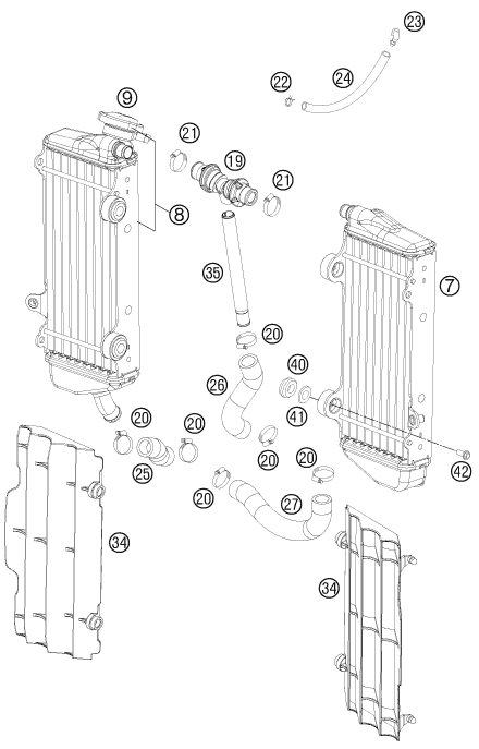 Náhled schématu COOLING SYSTEM