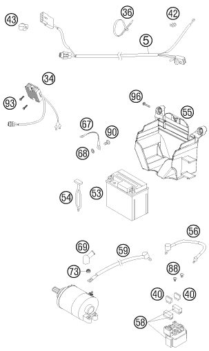 Náhled schématu WIRING HARNESS