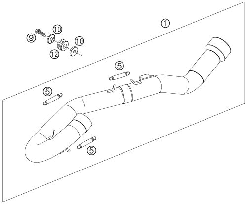 Náhled schématu EXHAUST SYSTEM