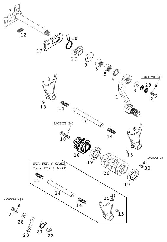 Náhled schématu SHIFTING MECHANISM