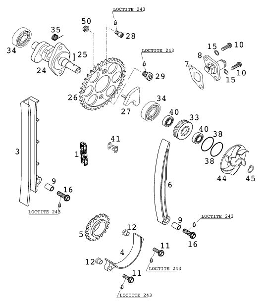 Náhled schématu TIMING DRIVE