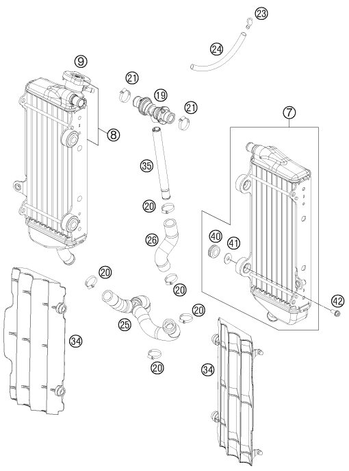 Náhled schématu COOLING SYSTEM