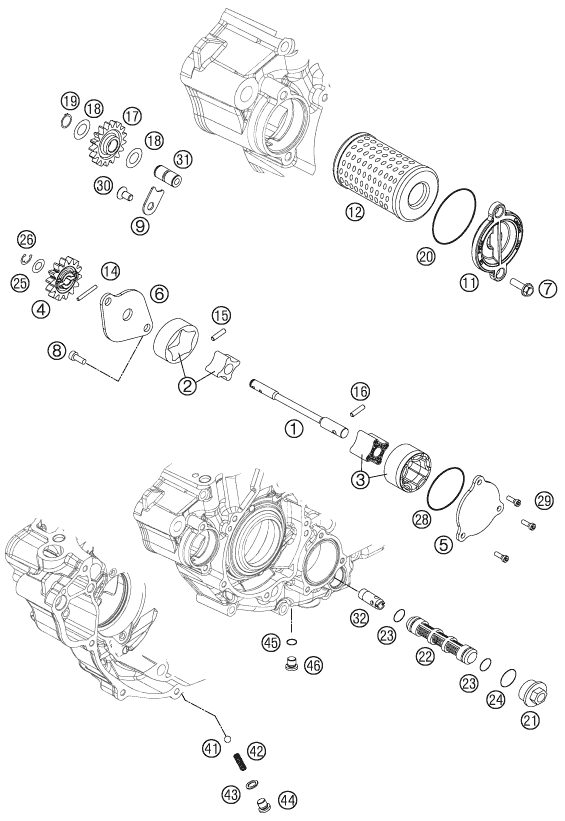 Náhled schématu LUBRICATING SYSTEM