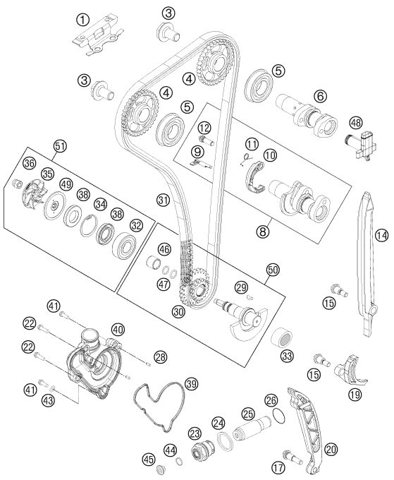 Náhled schématu TIMING DRIVE