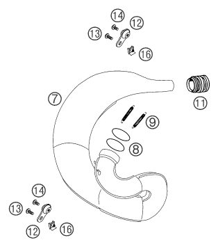 Náhled schématu EXHAUST SYSTEM