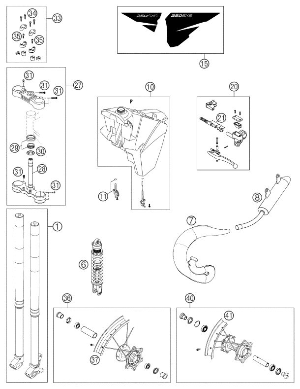 Náhled schématu NEW PARTS