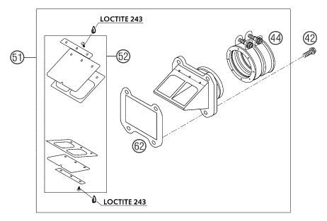 Náhled schématu REED VALVE CASE