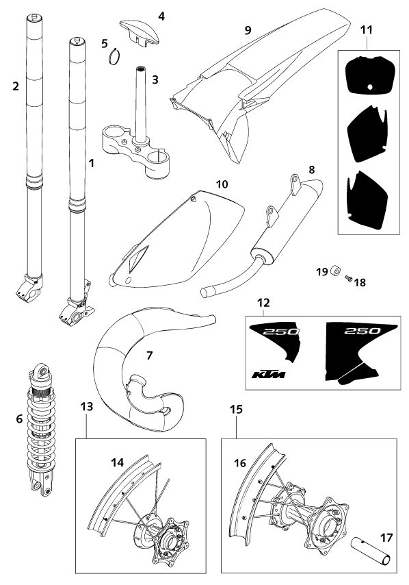 Náhled schématu NEW PARTS