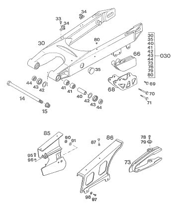 Náhled schématu SWING ARM