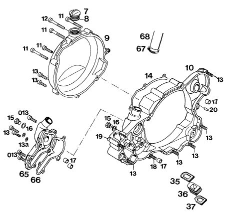 Náhled schématu CLUTCH COVER