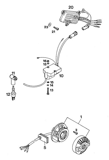 Náhled schématu IGNITION SYSTEM