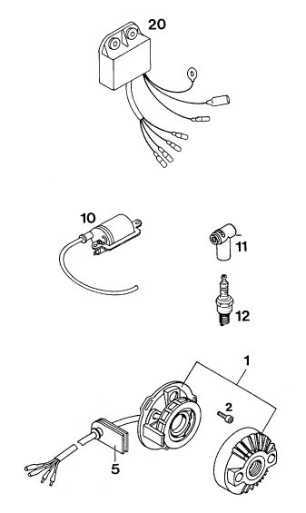 Náhled schématu IGNITION SYSTEM