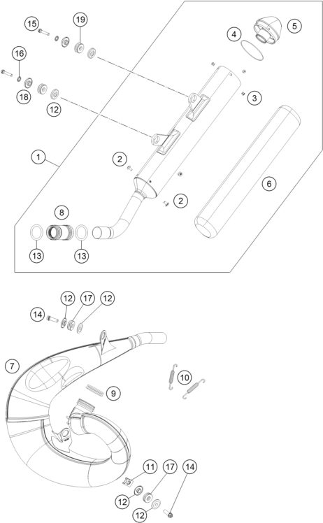 Náhled schématu EXHAUST SYSTEM