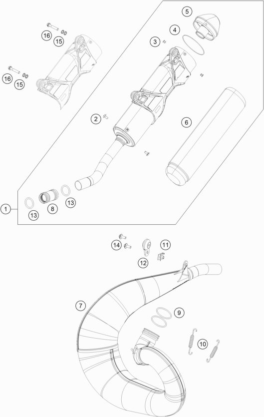 Náhled schématu EXHAUST SYSTEM