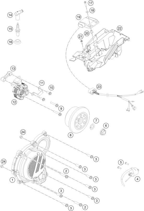 Náhled schématu IGNITION SYSTEM