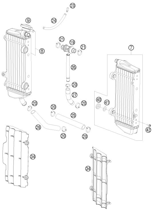 Náhled schématu COOLING SYSTEM
