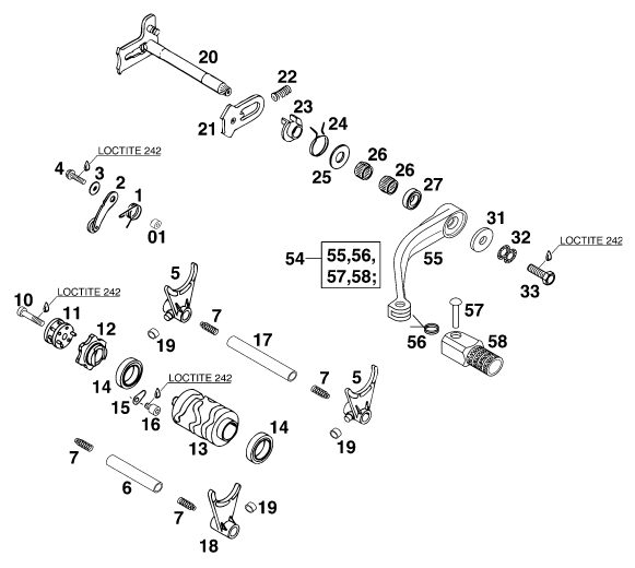 Náhled schématu SHIFTING MECHANISM